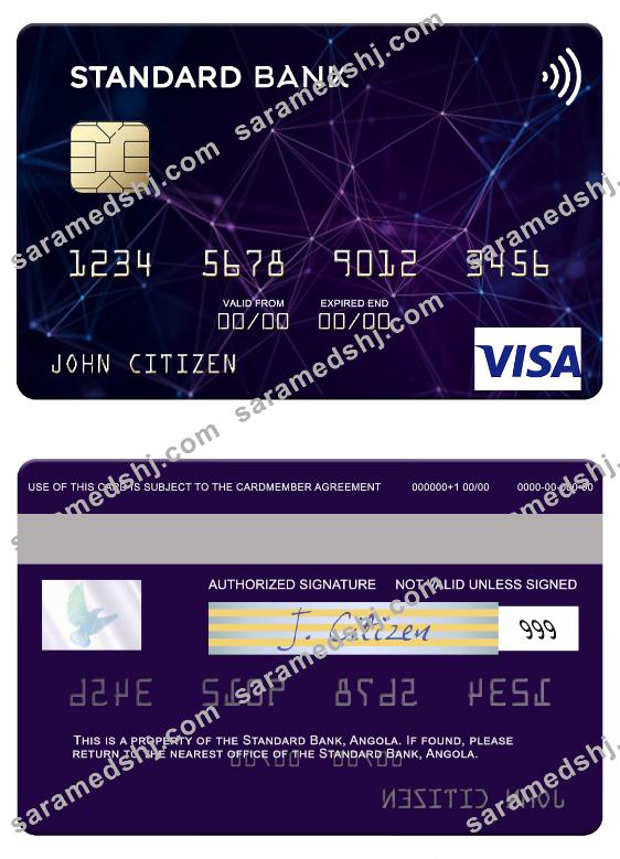 Angola Standard Bank visa card